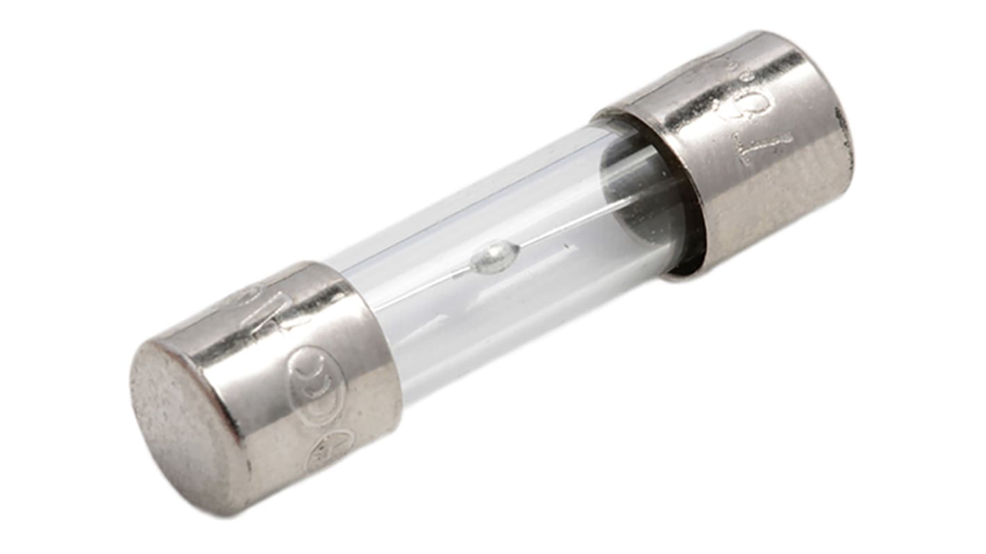 RS PRO 6.3A T Glass Cartridge Fuse, 5 x 20mm