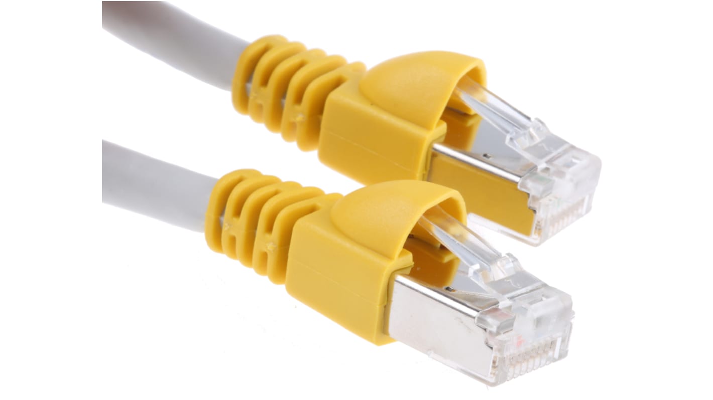 Telegartner Ethernet-kabel Cat6a, Grå LSZH kappe, 1m