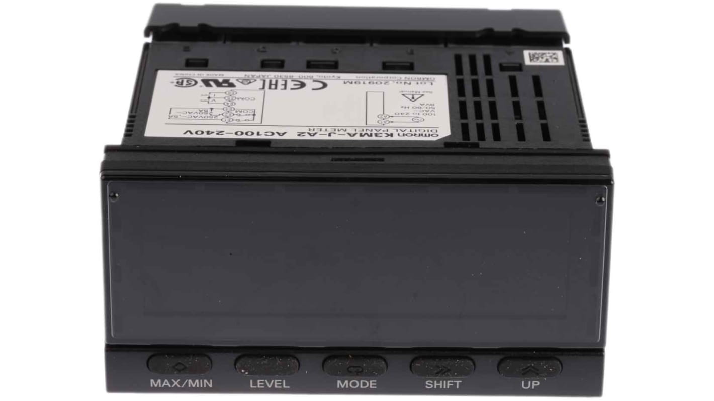 オムロン デジタルパネルメータ, LCD, 5, K3MA-J-A2 AC100-240 | RS オムロン デジタルパネルメータ, LCD, 5, K3MA-J-A2 AC100-240 | RS