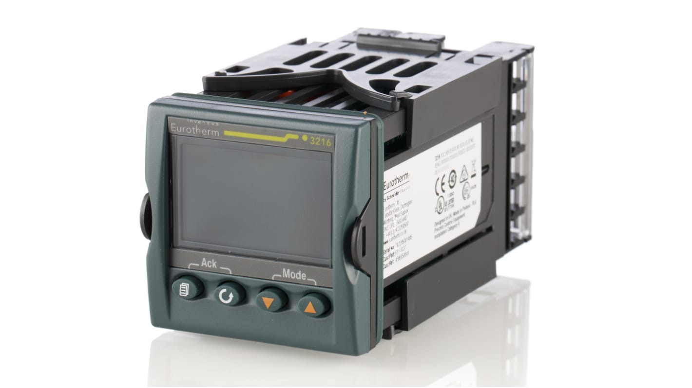 Rs-Online Termoregolatori PID Eurotherm 3216 85 → 264 V c.a. 48 x 48 (1/16 DIN)mm 3 uscite Relè di commutazione