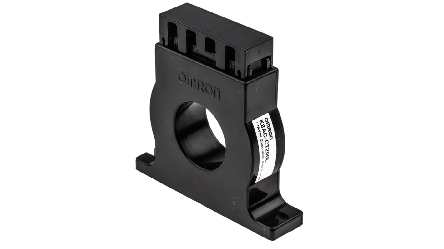 Omron K8A Series Toroidal Ring Current Transformer, 20 → 200A Input, 30mm Bore