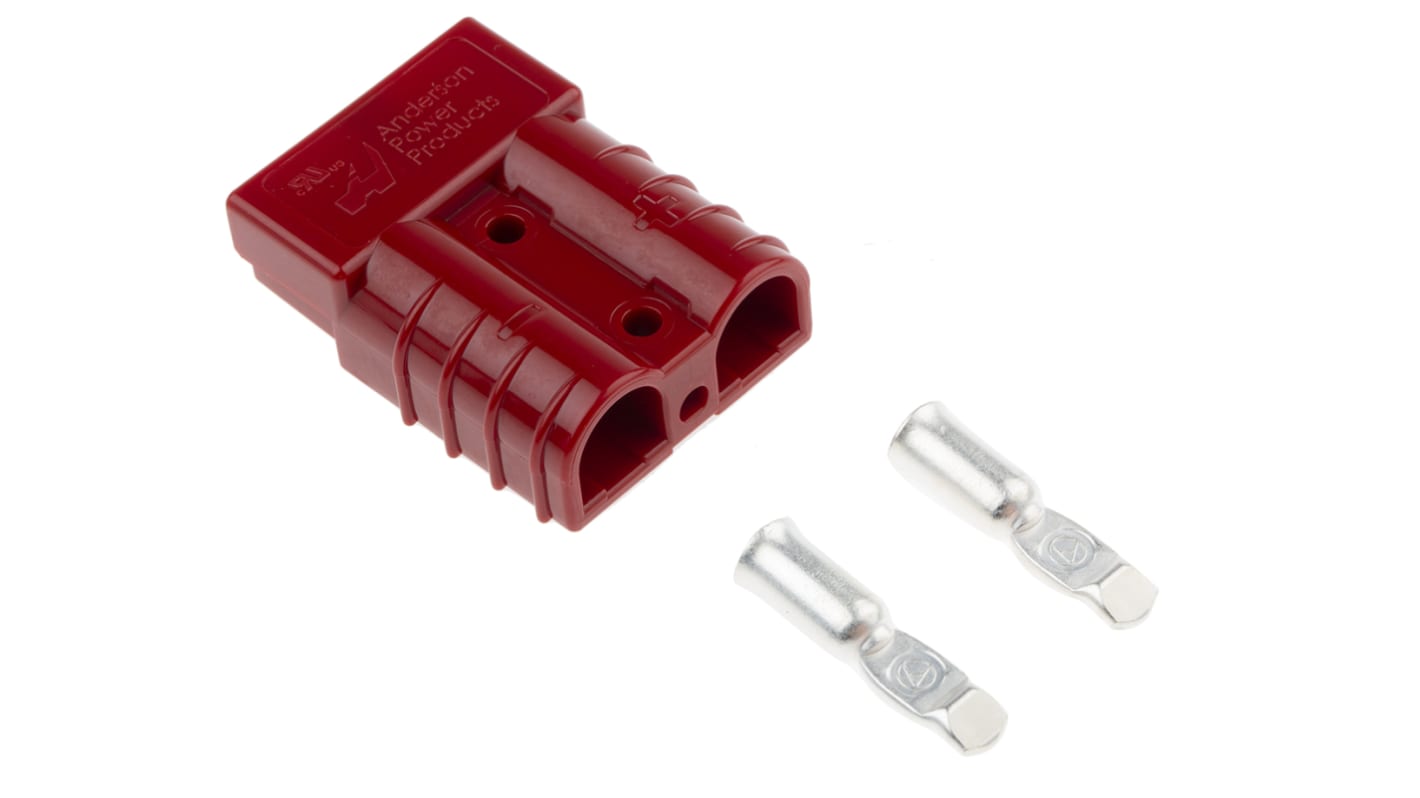 Anderson Power Products, SB50 Series 2 Way Battery Connector, 50A, 600 V