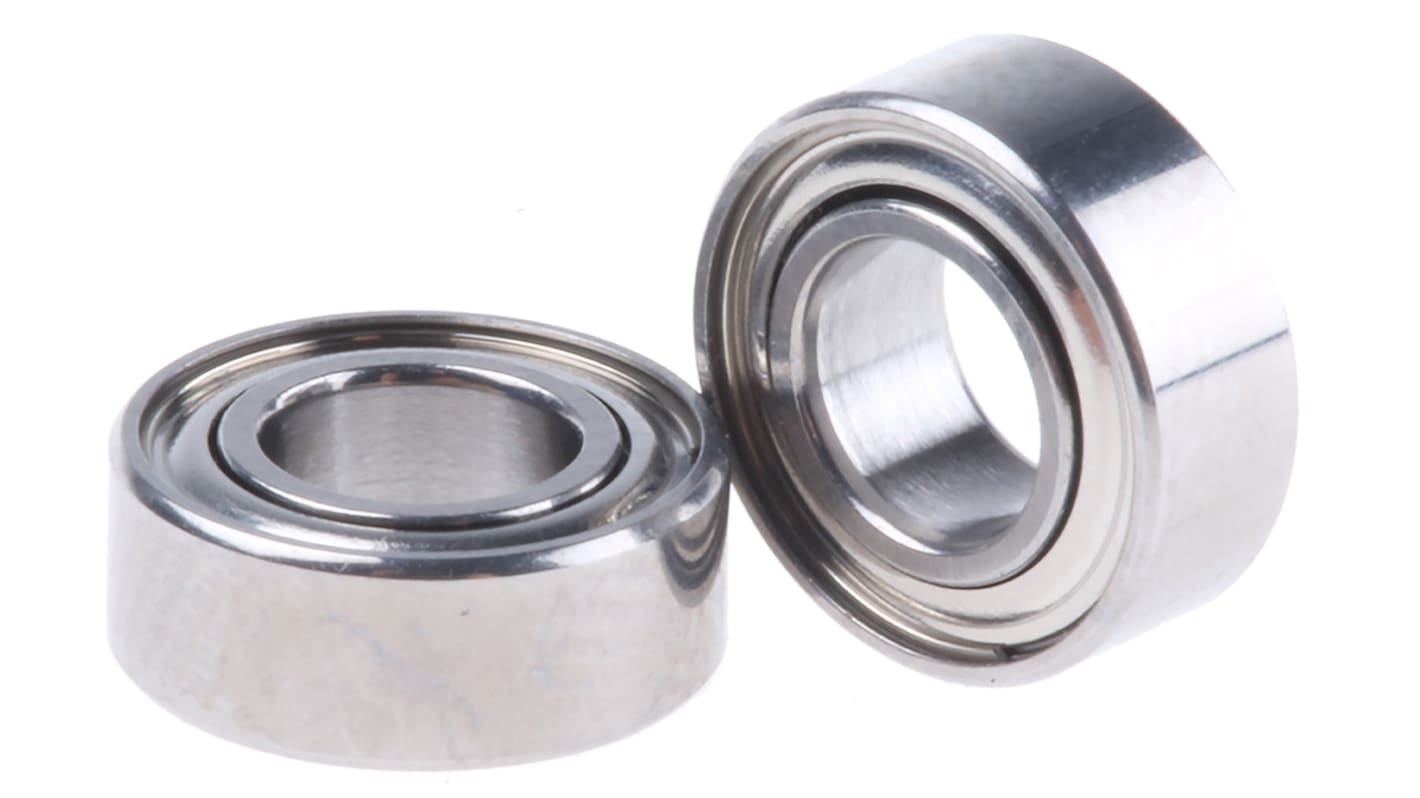 NMB DDL-840ZZHA1P25LY121 Double Row Deep Groove Ball Bearing- Both Sides Shielded 4mm I.D, 8mm O.D