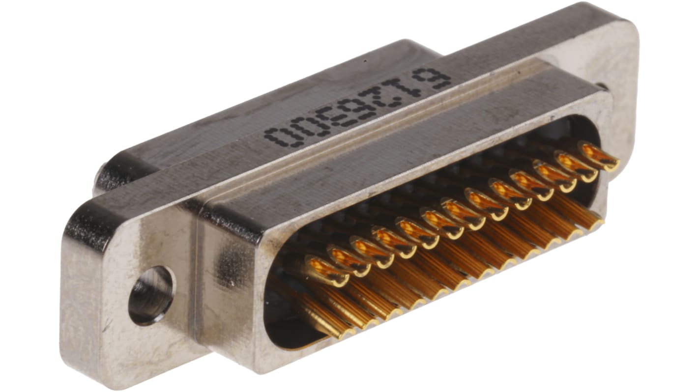 Connettore D-Sub Glenair Micro-D, Maschio, 25 vie, terminazione a saldare
