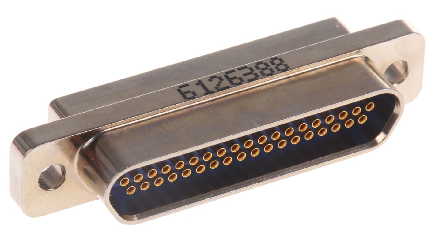 Glenair D-subコネクタ, 37極, メス, パネルマウント, MWDM2L-37SS