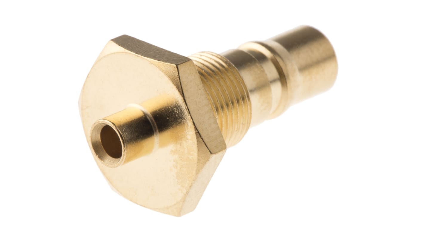 Connettore coassiale Ad angolo diritto Huber+Suhner, Femmina, 50Ω, Montaggio a pannello