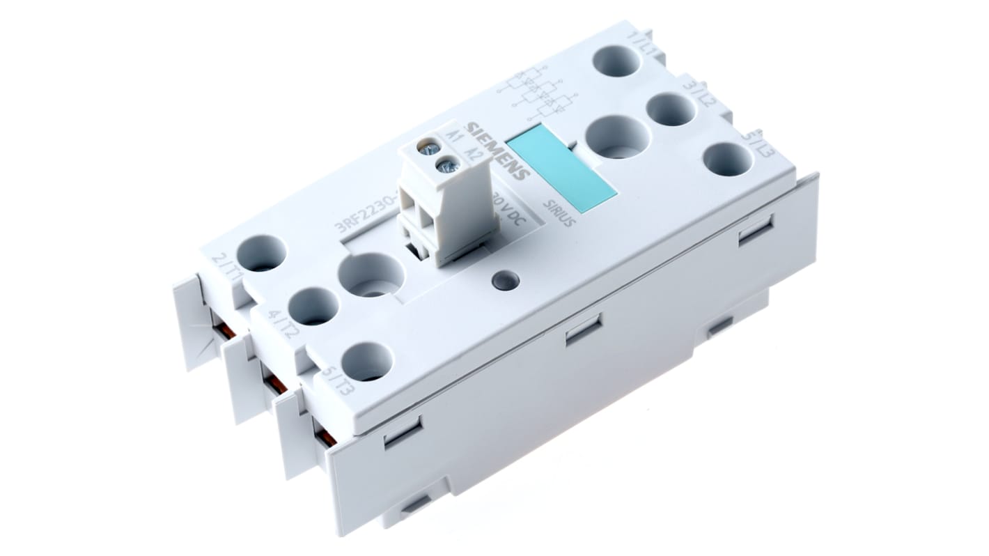 Siemens 固态继电器, 过零型开关, 最大负载30 A, 600 V, 最大控制30 V 直流, 面板安装, 3P-NO