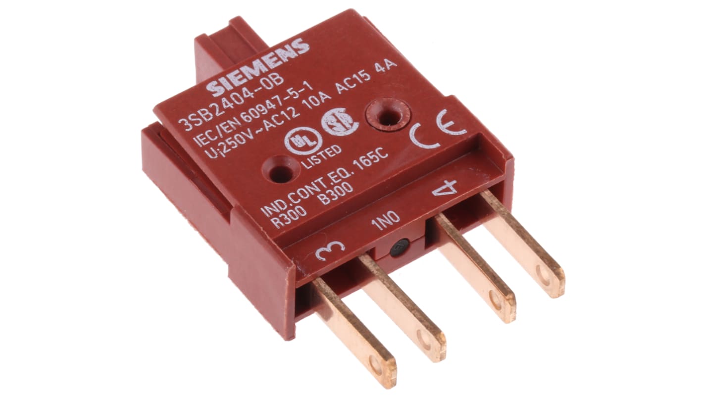 シーメンス コンタクトブロック 1 NO 5 → 230V タブターミナル 3SB2404-0B
