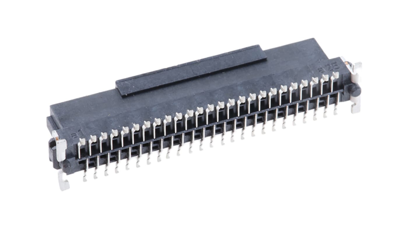 Gniazdo PCB 50 -pinowe 2 -rzędowe raster: 1.27mm typu płytka – płytka Proste SMD