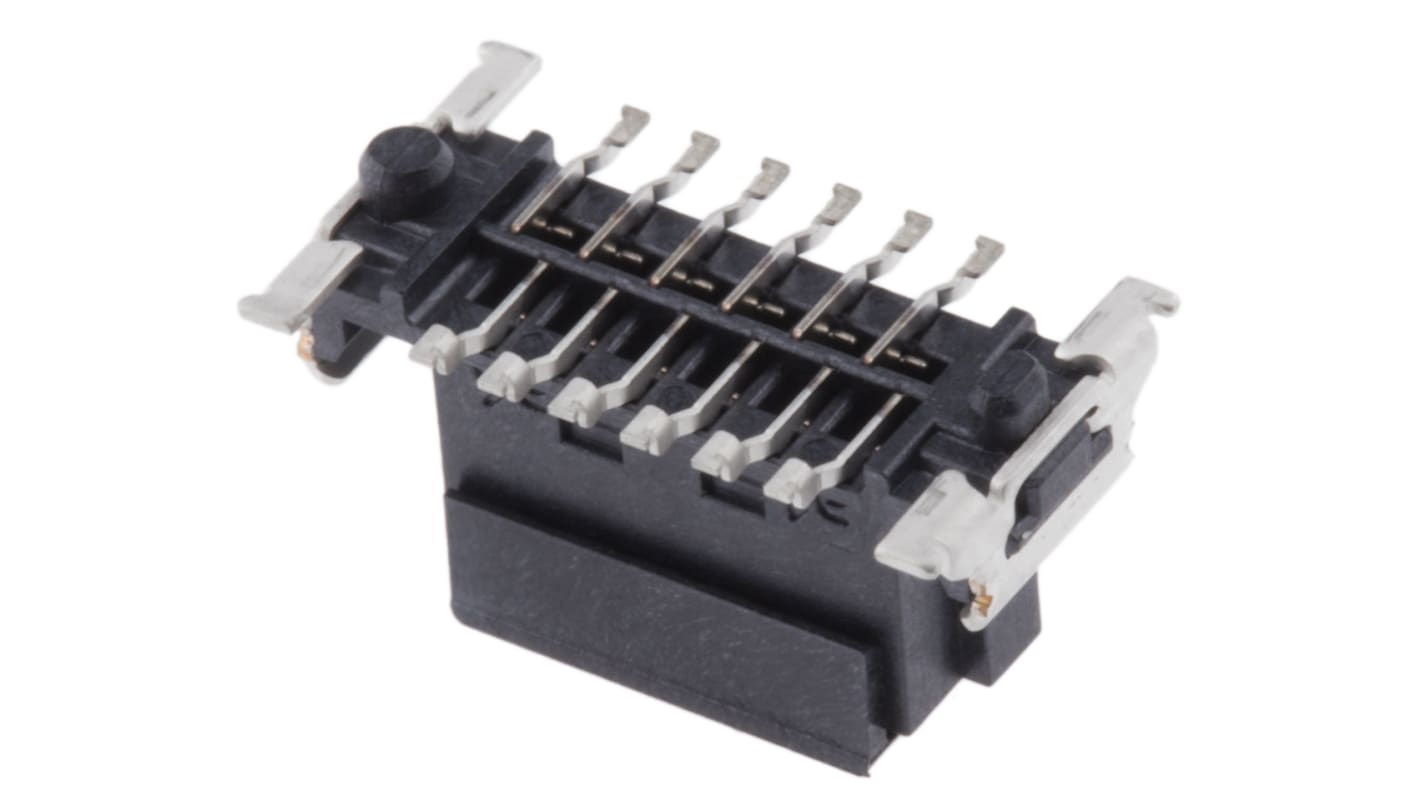 Gniazdo PCB 12 -pinowe 2 -rzędowe raster: 1.27mm typu płytka – płytka Proste SMD