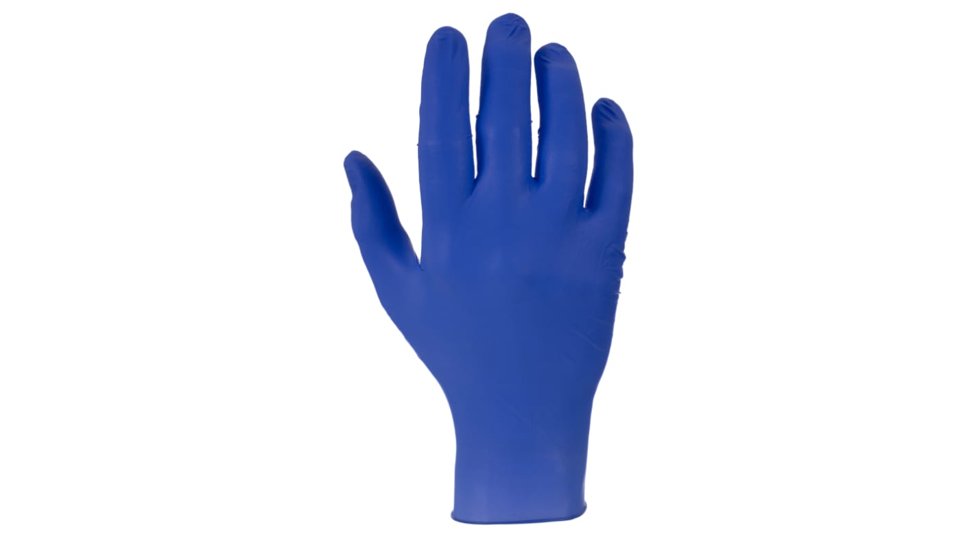 Polyco Healthline Indigo Purple Powder-Free Nitrile Disposable Gloves, Size L, 100 per Pack