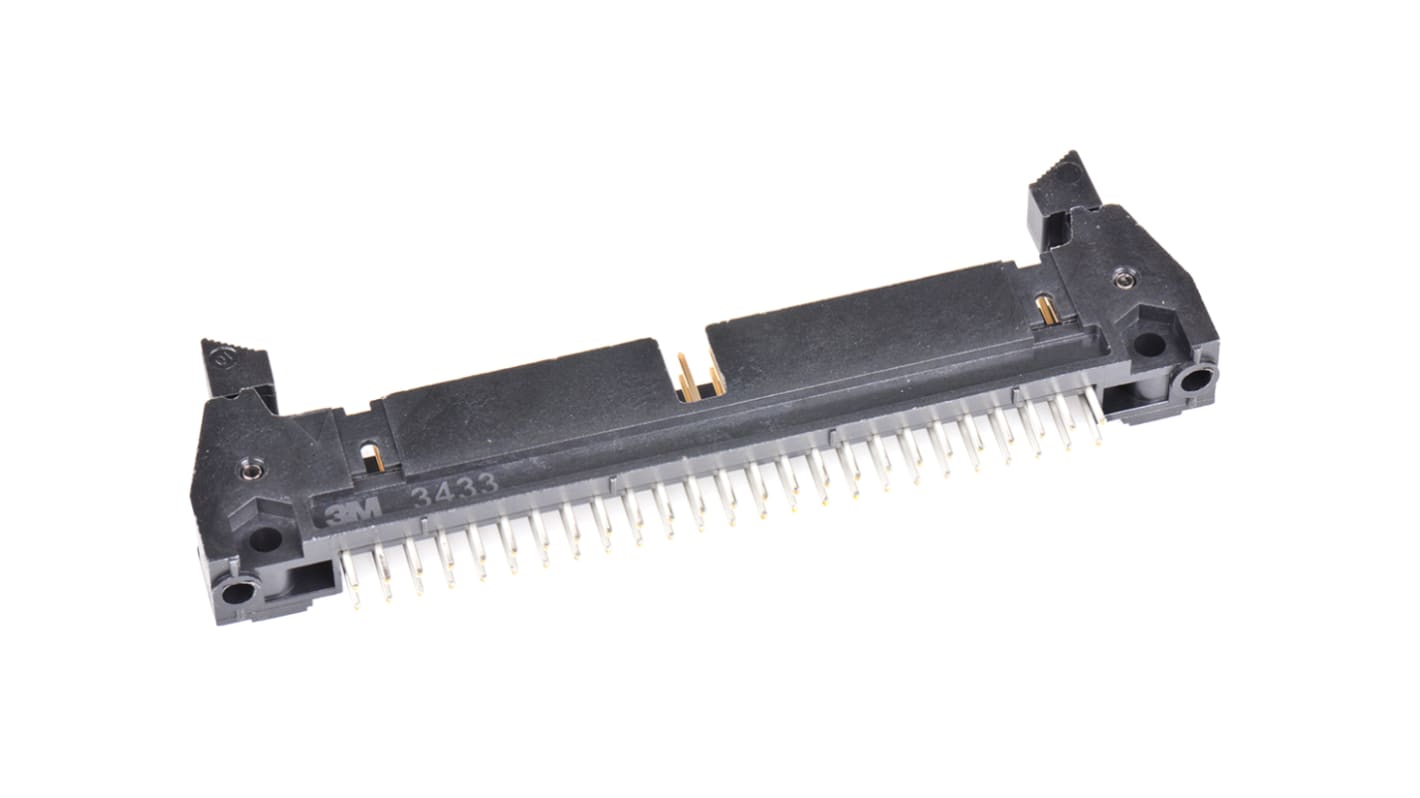 Wtyk PCB 50-pinowe raster: 2.54mm 2-rzędowe 3M Przewlekany 1.75A