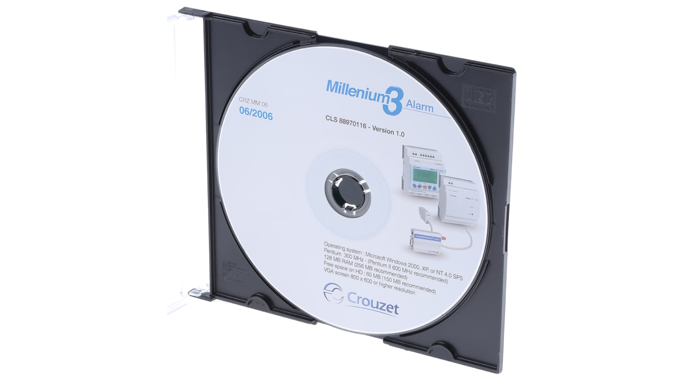 Crouzet PLC Programming Software for use with Millenium 3 Series
