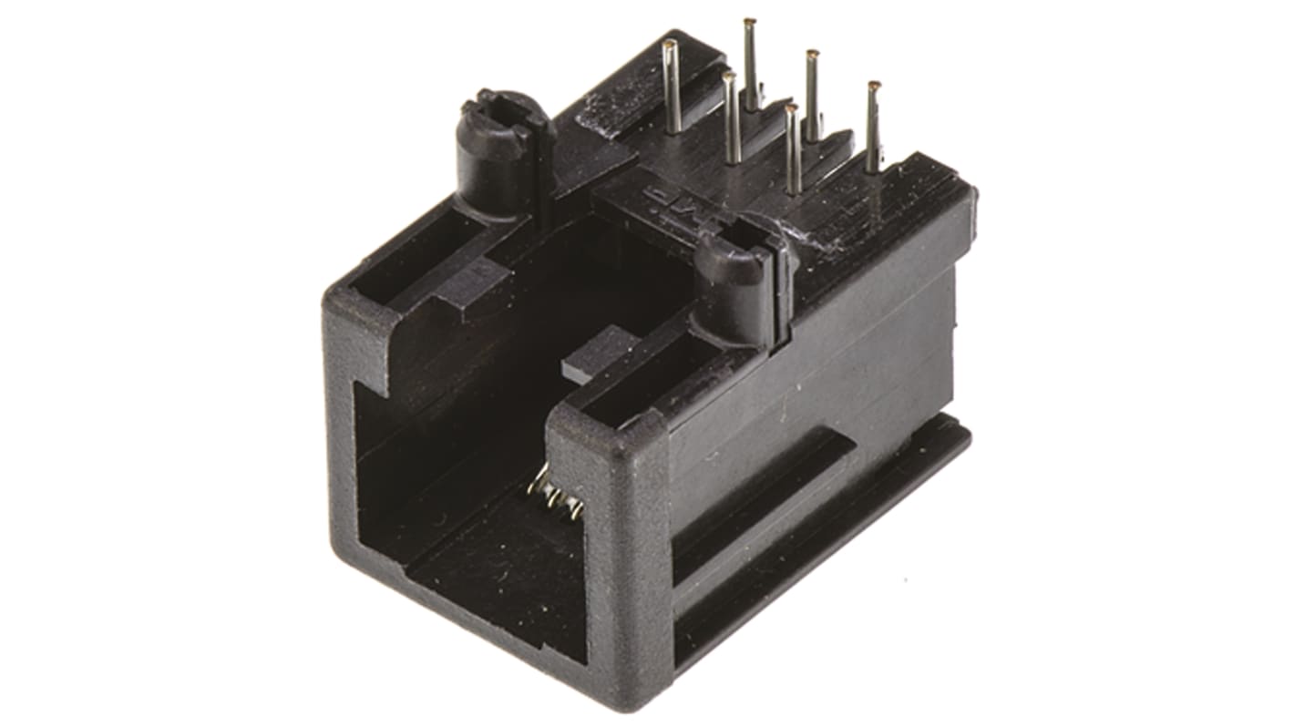 TE Connectivity 1-1705950 Series Female RJ25 Connector, Through Hole, Cat3, UTP Shield