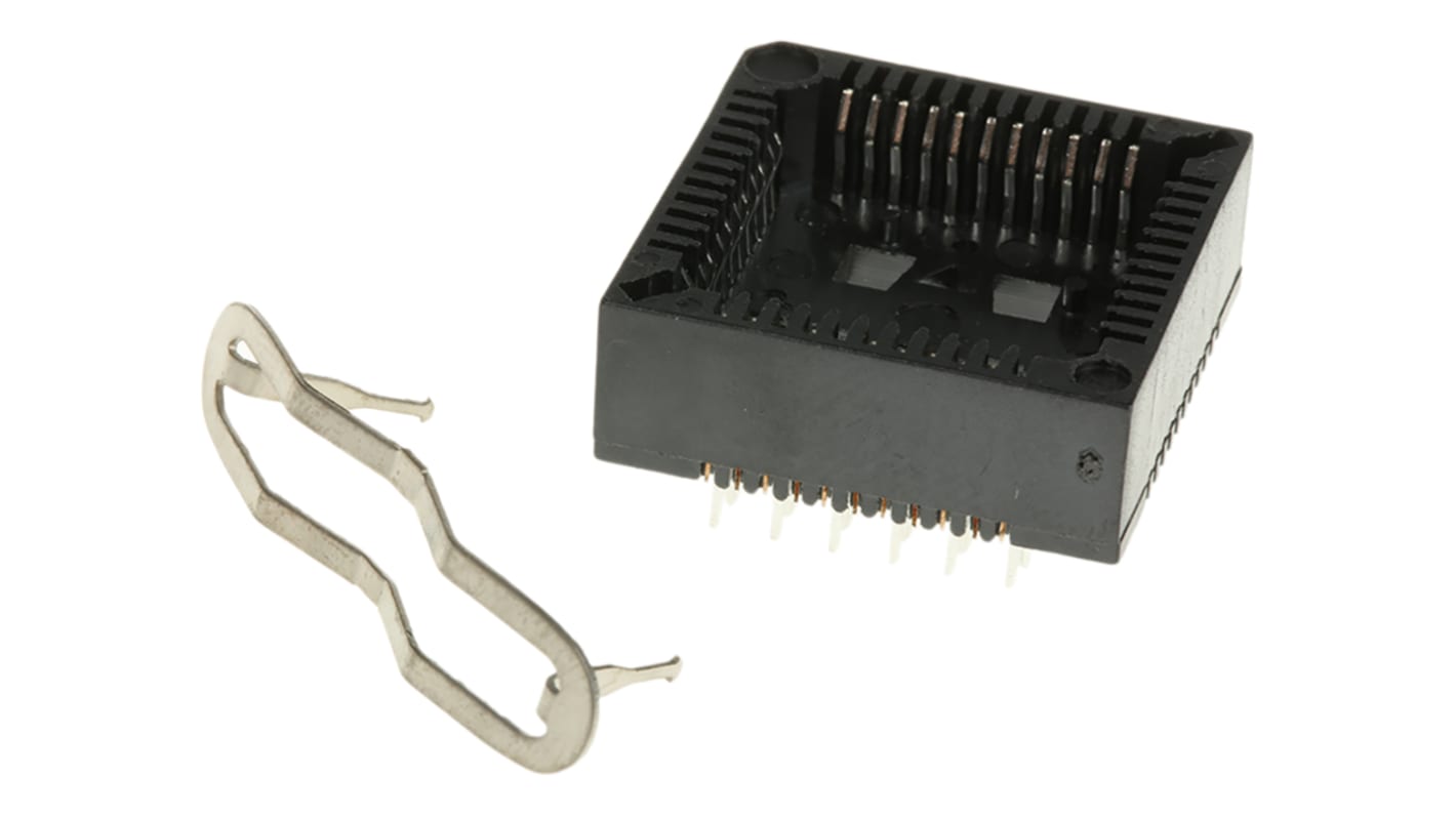 E-TEC IC-Sockel PLCC-Buchse 2.54mm Raster 44-polig Abgewinkelt