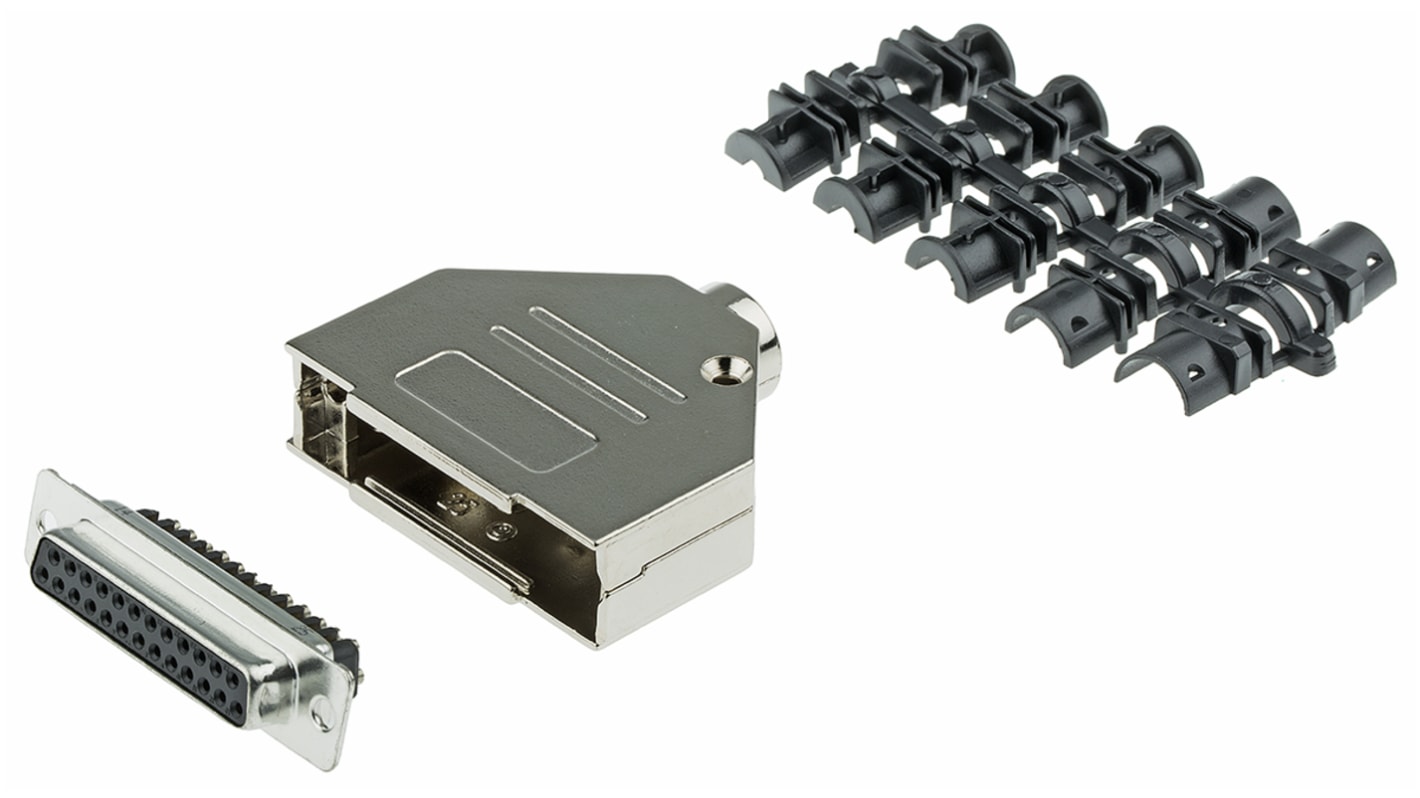Amphenol Communications Solutions D-ST 25 Way Cable Mount D-sub Connector Socket