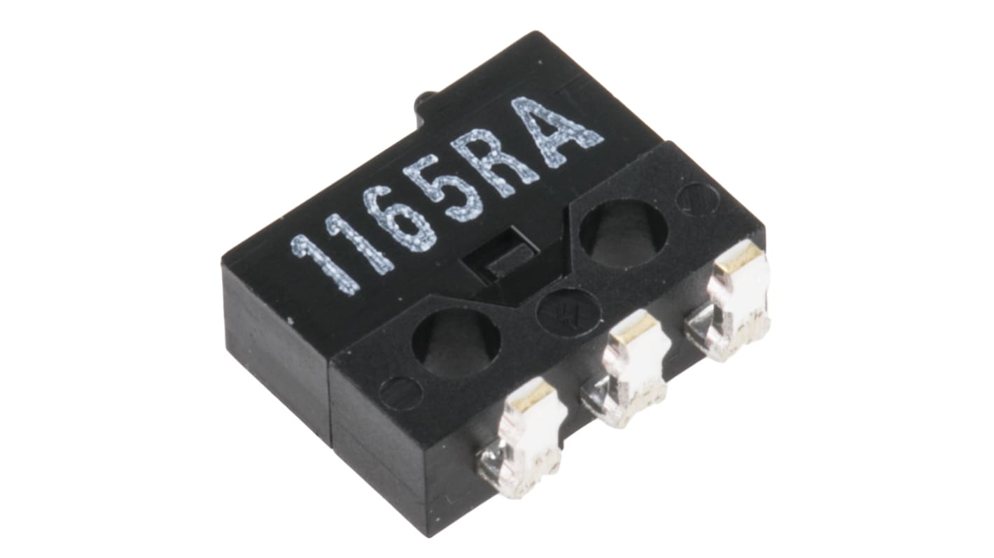 Microinterruptor, Émbolo SPDT 500 mA a 30 V dc