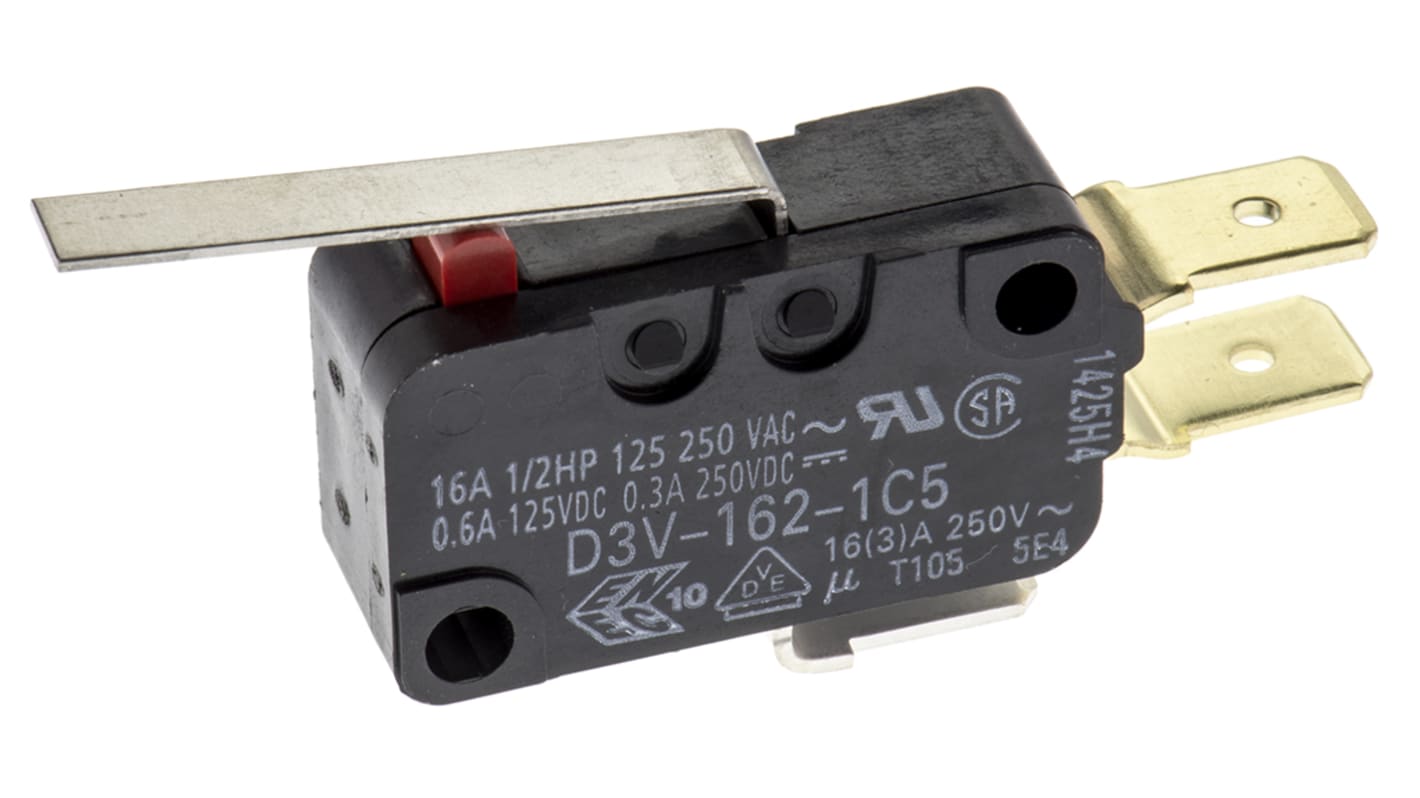 Łącznik Micro z dźwignią Omron SPDT IP40
