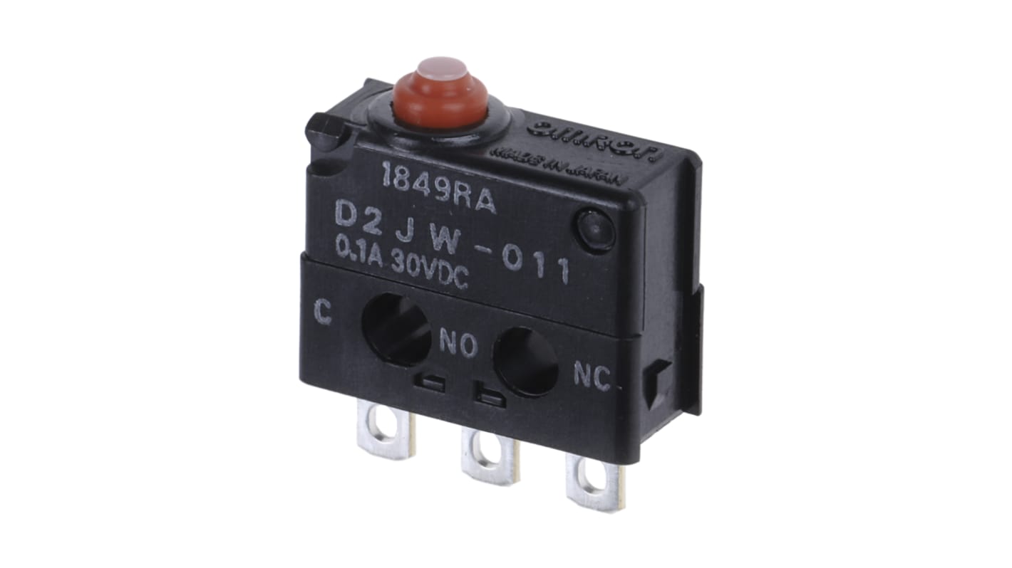 Łącznik Micro z trzpieniem Omron SPDT IP67