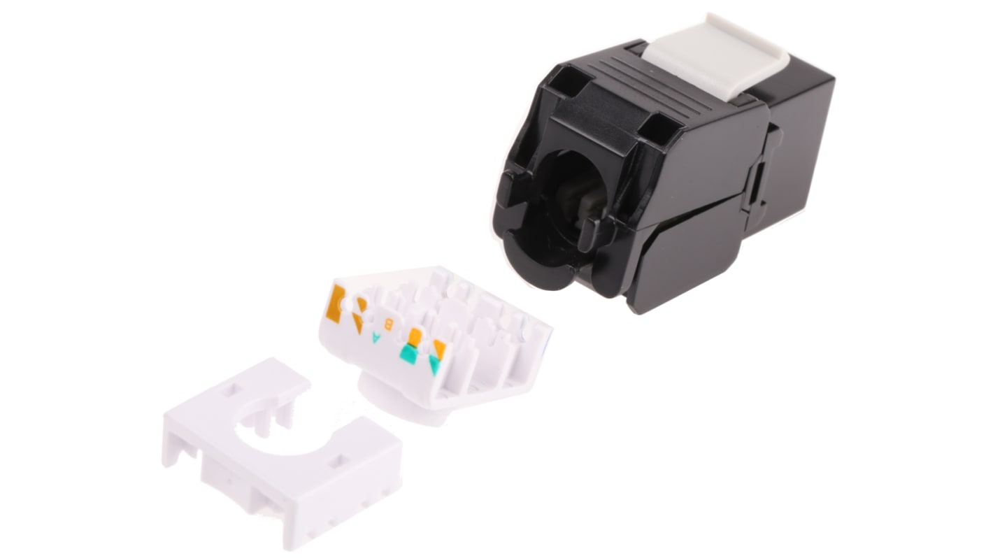 Roline Keystone-Jack, Cat.6a, RJ45 Typ Keystone-Jack, Abschirm UTP, Anschlüsse 16 Port