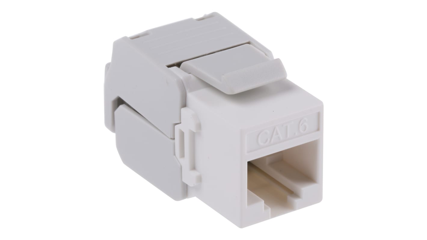 Roline Cat6 RJ45 Patch Panel Connector, UTP Shielding