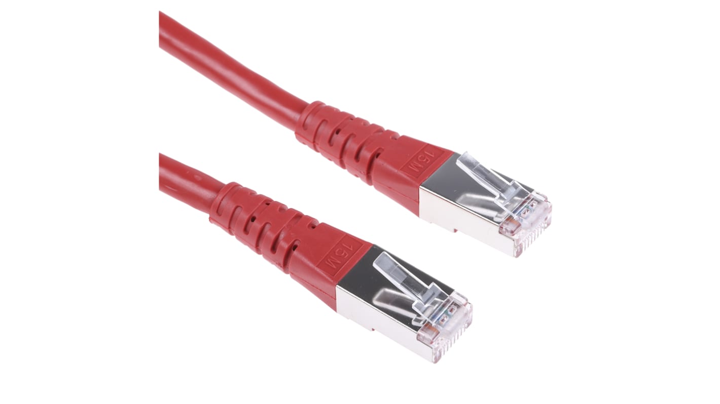 Kabel Ethernet Cat6 długość 15m Z zakończeniem Roline PVC l. żył: 8