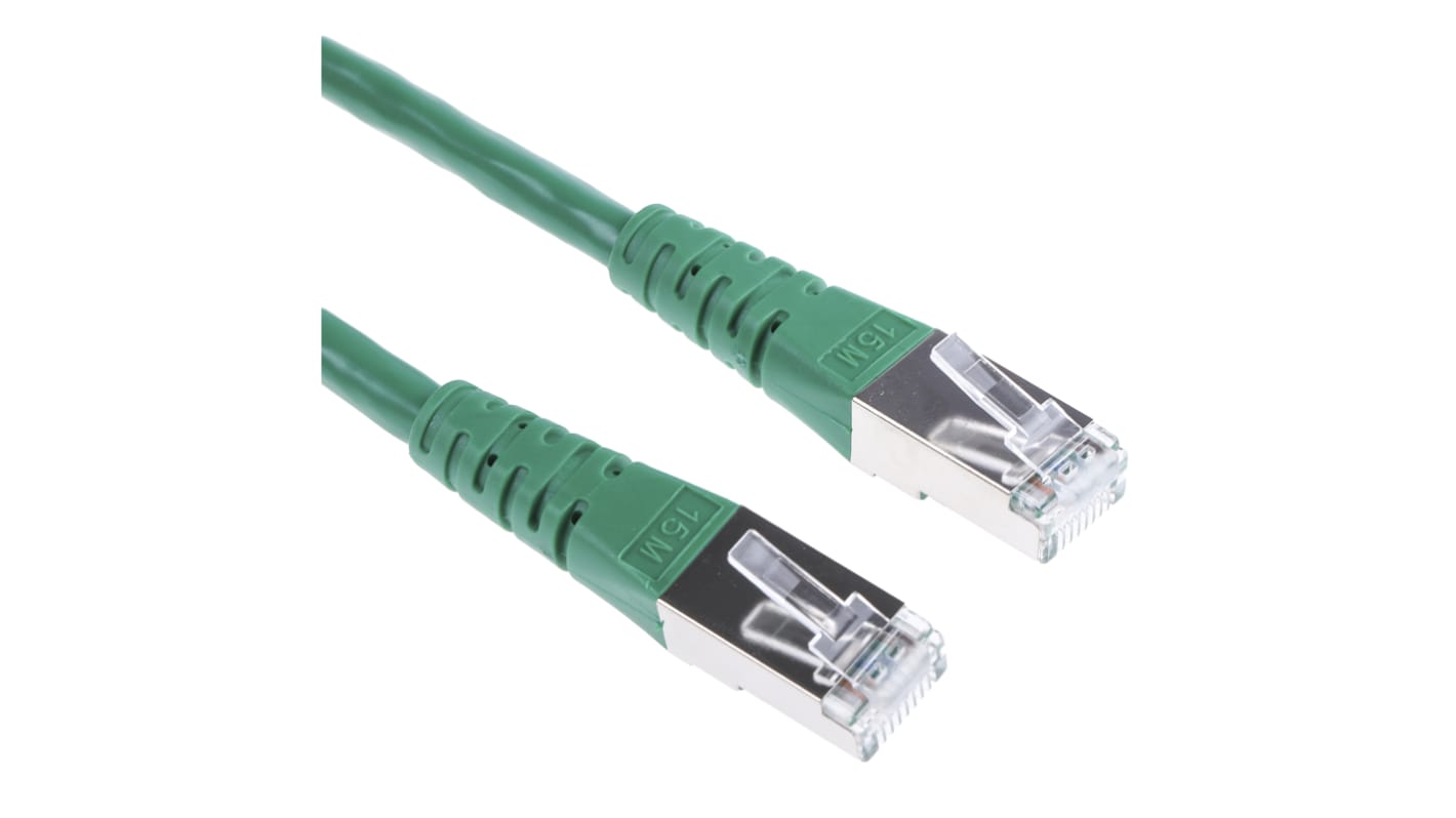 Kabel Ethernet Cat6 długość 15m Z zakończeniem Roline PVC l. żył: 8