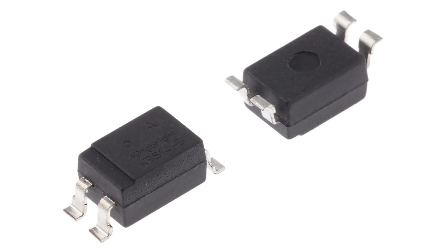Kingbright, KB814-B AC Input Transistor Output Optocoupler, Surface Mount, 4-Pin SMD