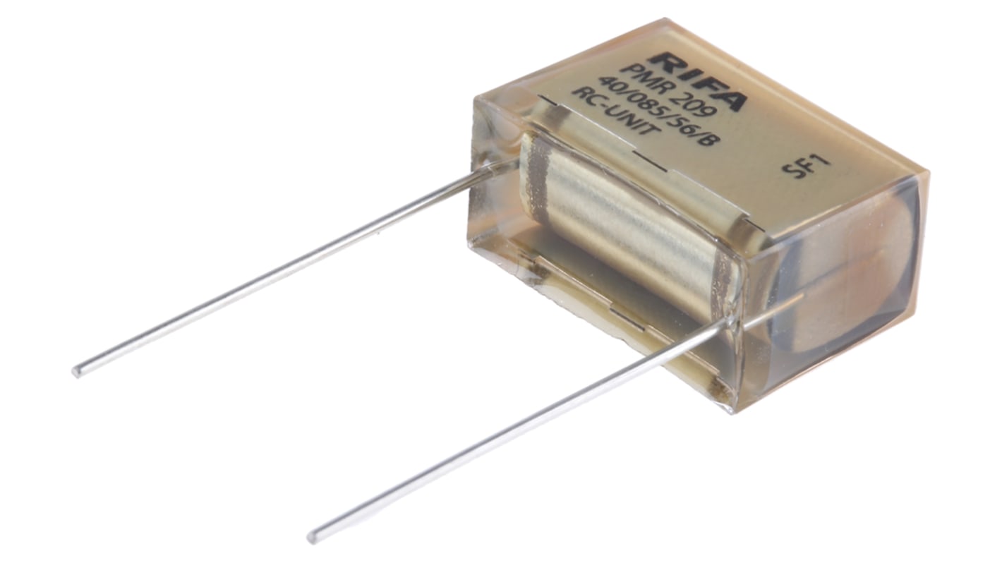 KEMET RC Capacitor 220nF 220Ω Tolerance ±20% 250 V ac, 630V dc 1-way , Through Hole, PMR209