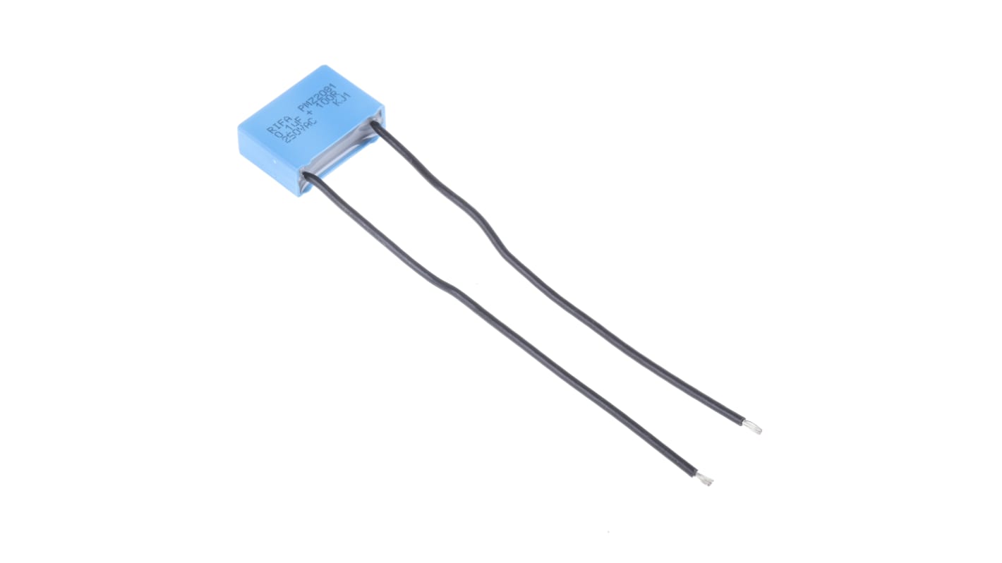 KEMET RC Capacitor 100nF 100Ω Tolerance ±20% 250 V ac, 630V dc 2-ways , Through Hole, PMZ