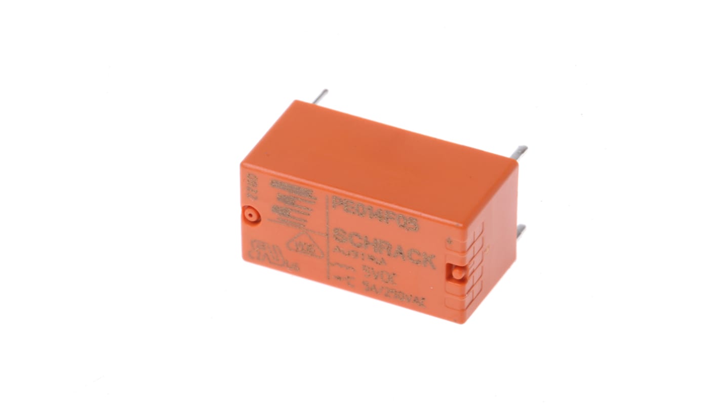TE Connectivity PCB Mount Latching Power Relay, 5V dc Coil, 5A Switching Current, SPDT