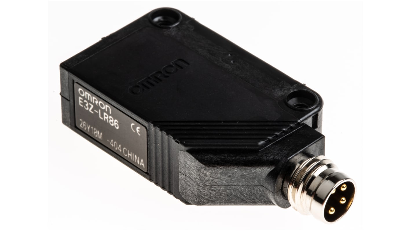 Rs-Online Sensore fotoelettrico Rettangolare Omron a retroriflessione rilevamento 200 mm → 7 m. uscita PNP