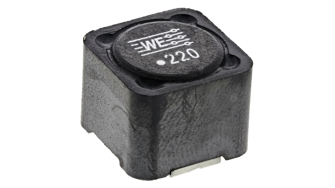 Wurth, WE-PD, 1210 Shielded Wire-wound SMD Inductor with a Ferrite Core, 22 μH ±20% Wire-Wound 5.3A Idc