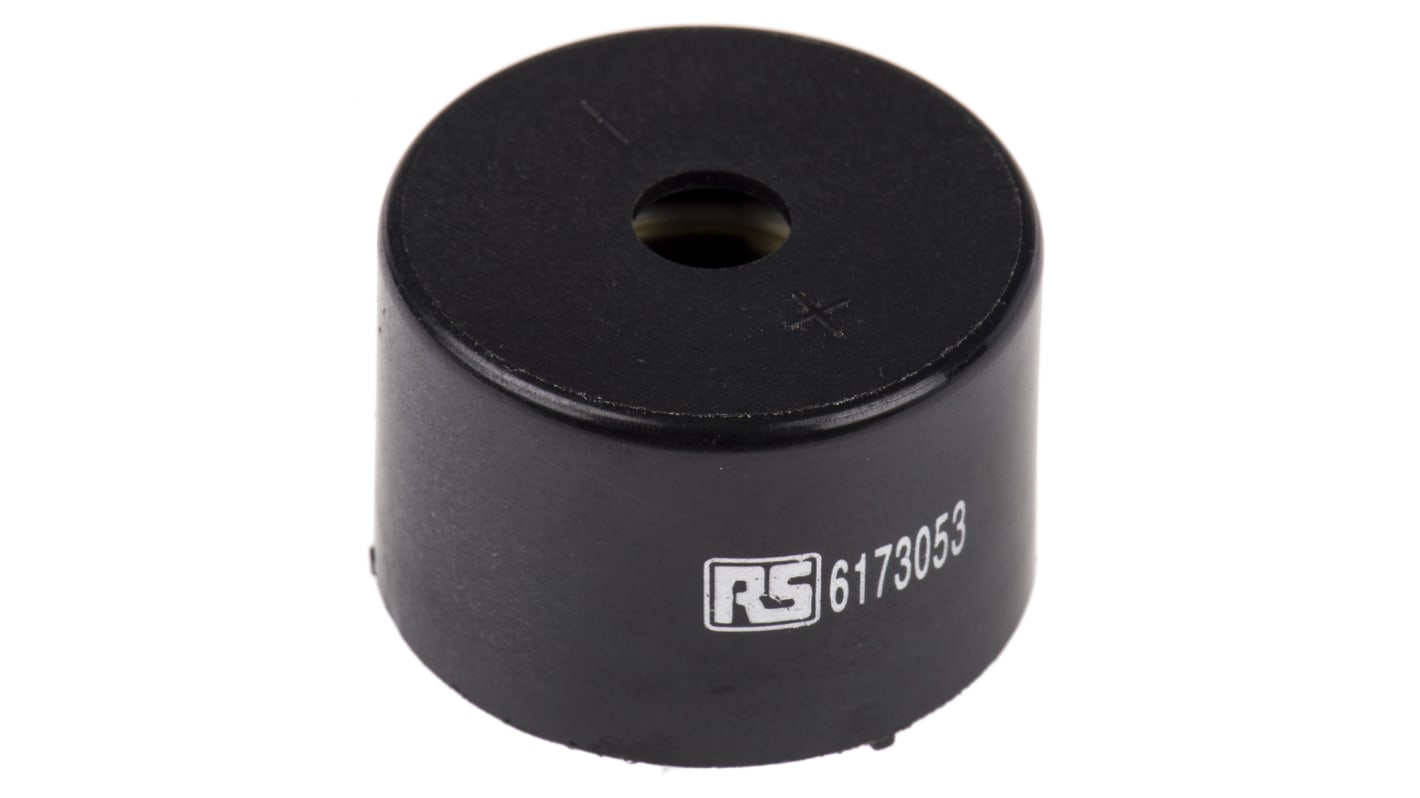 Cicalino piezo RS PRO, 24V cc, Ø 30mm, 77dB, tono Continuo, Su foro