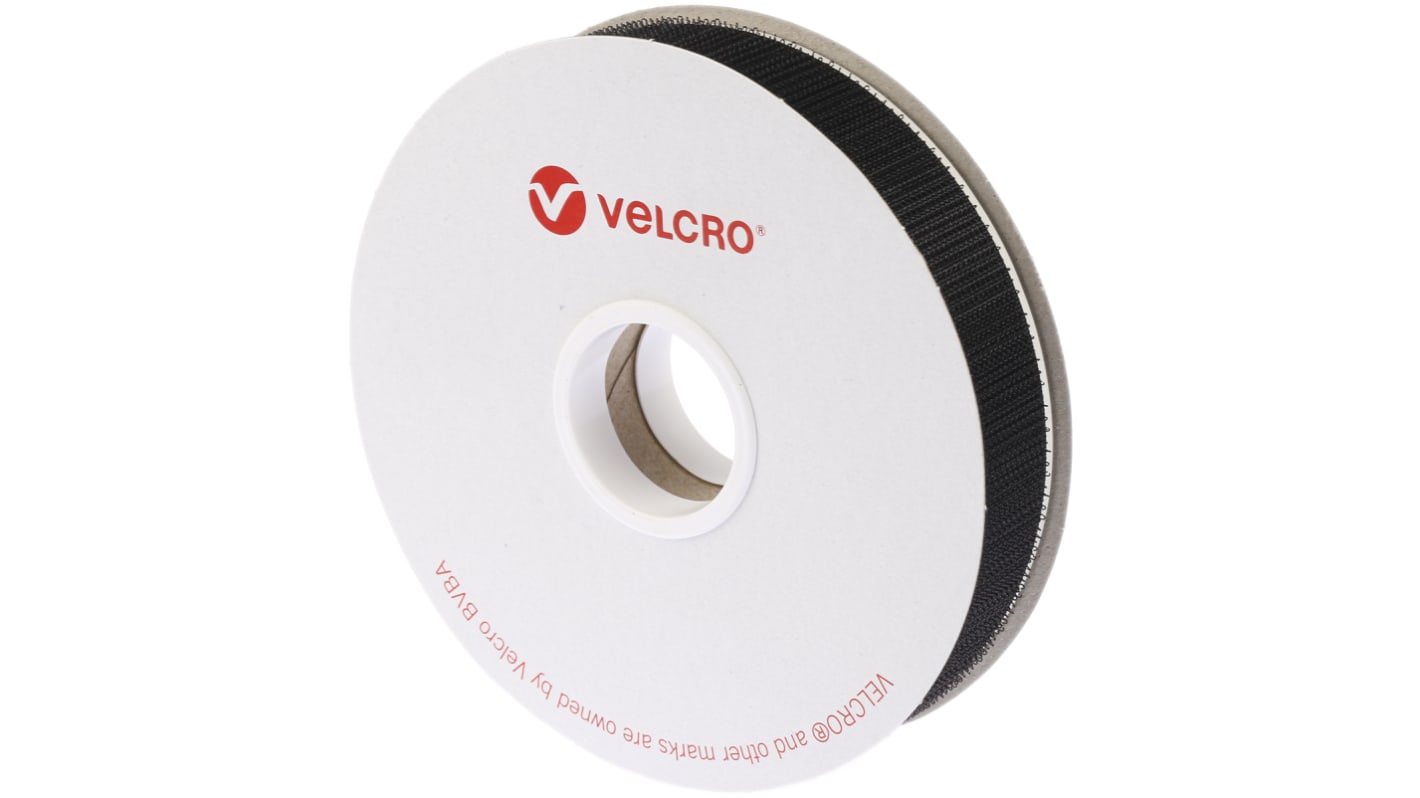 Velcro Black Hook Tape, 20mm x 5m