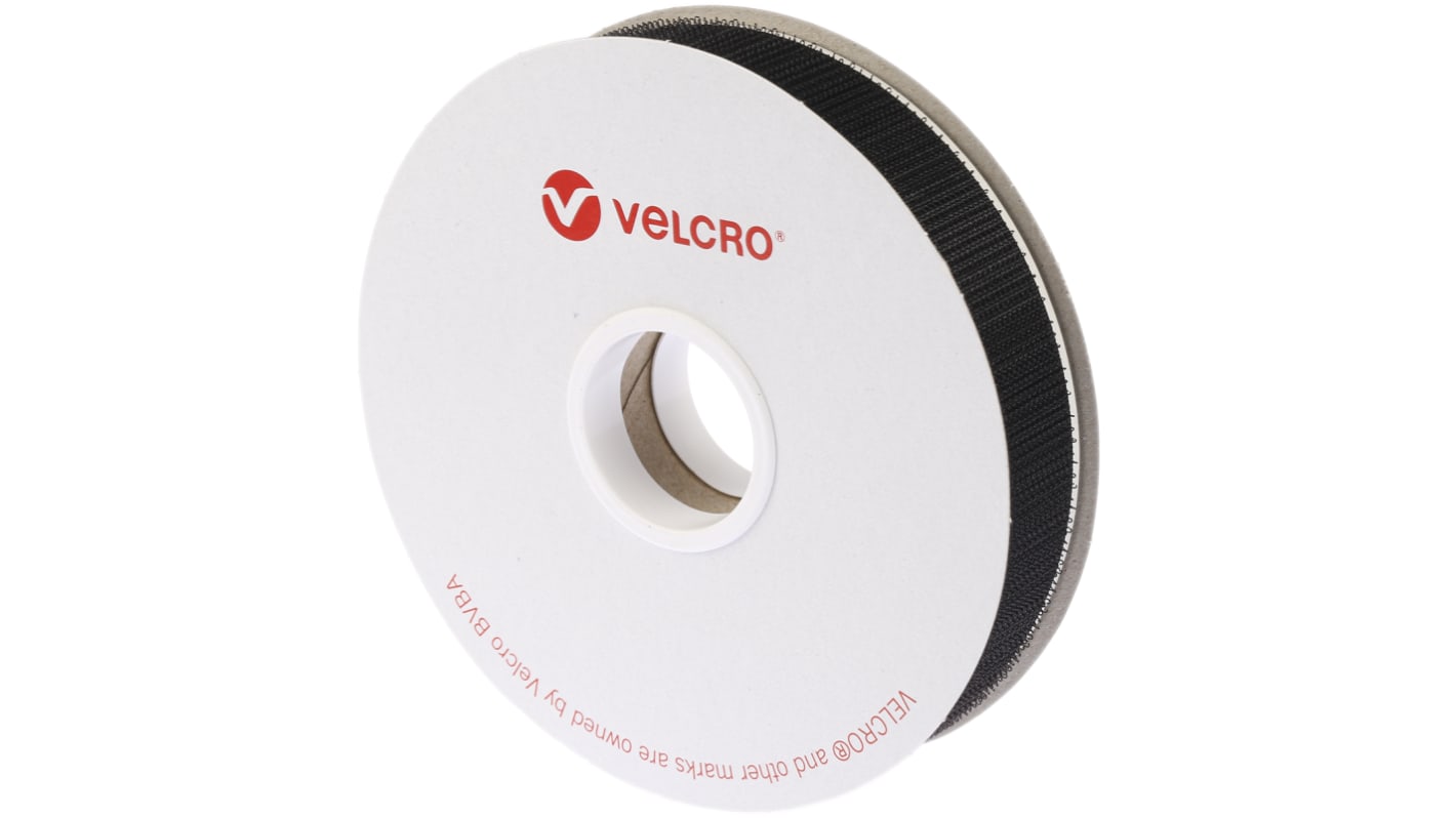 Velcro Hakenband Hakenband, 20mm x 5m, Schwarz