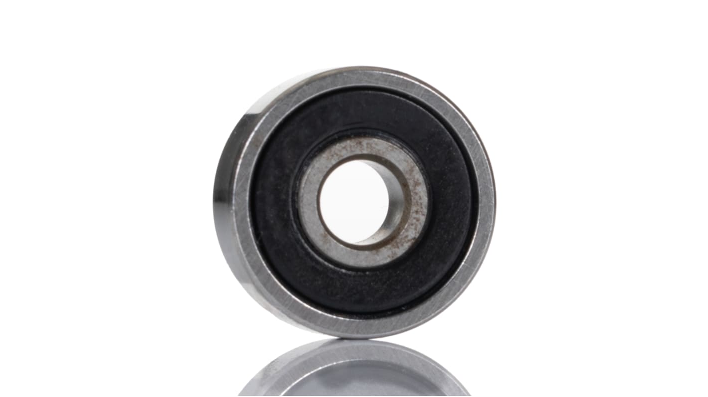 RS PRO 624-2RS Single Row Deep Groove Ball Bearing- Both Sides Sealed 4mm I.D, 13mm O.D