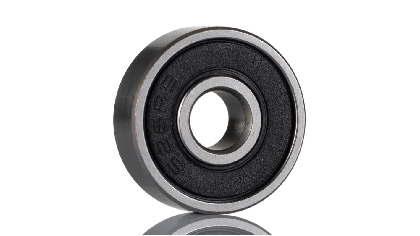 RS PRO 626-2RS Single Row Deep Groove Ball Bearing- Both Sides Sealed 6mm I.D, 19mm O.D