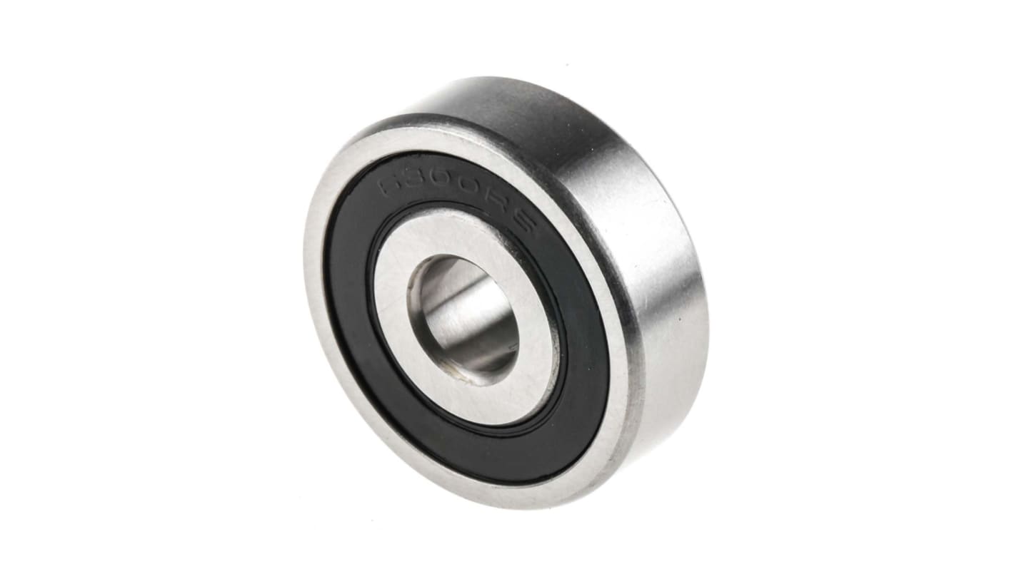 RS PRO 6300-2RS Single Row Deep Groove Ball Bearing- Both Sides Sealed 10mm I.D, 35mm O.D