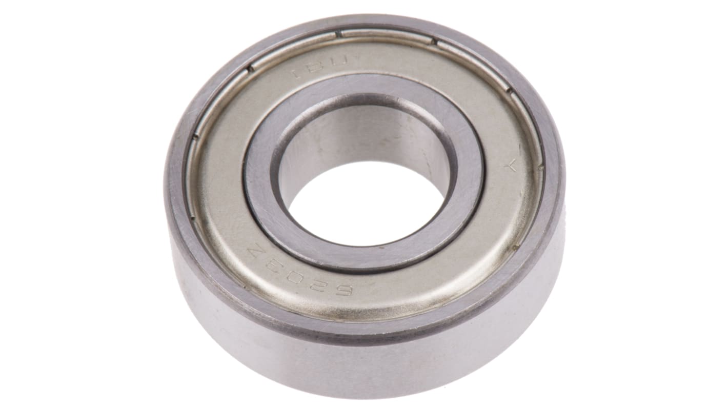 RS PRO 6203-2Z Single Row Deep Groove Ball Bearing- Both Sides Shielded 17mm I.D, 40mm O.D