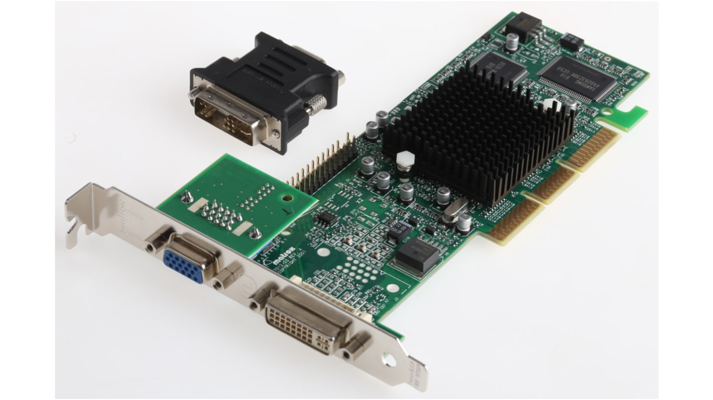 Matrox AGP 2x/4x 32MB Graphics Card G Series, DDR Memory, DVI, VGA Output
