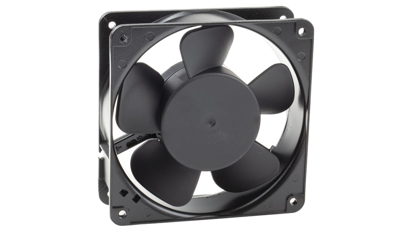 Ventilador Axial RS PRO de 120 x 120 x 38mm, 115 V ac, 15W, 3000rpm, caudal 186.9m³/h, 42dB