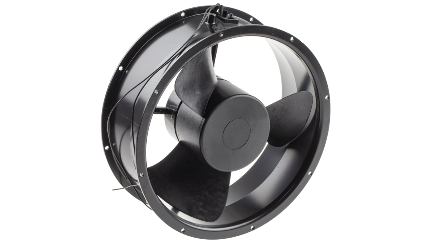 RS PRO Axial Fan, 115 V ac, AC Operation, 929.3m³/h, 33W, 290mA Max, 254 x 88.9mm