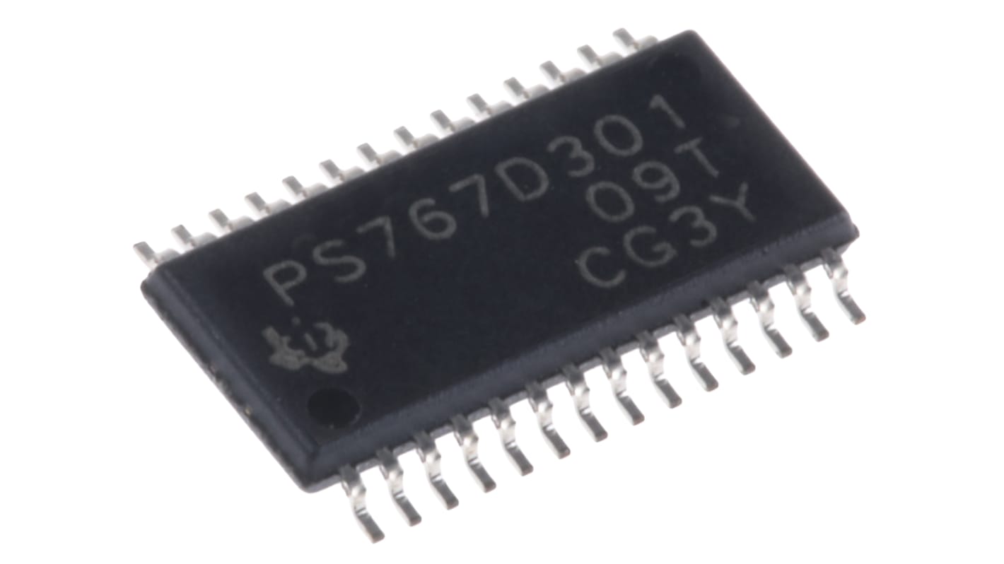 Texas Instruments LDO稳压芯片, 1.5 → 5.5 V输出, 1A最大输出, 双路输出, HTSSOP, 贴片, 28针