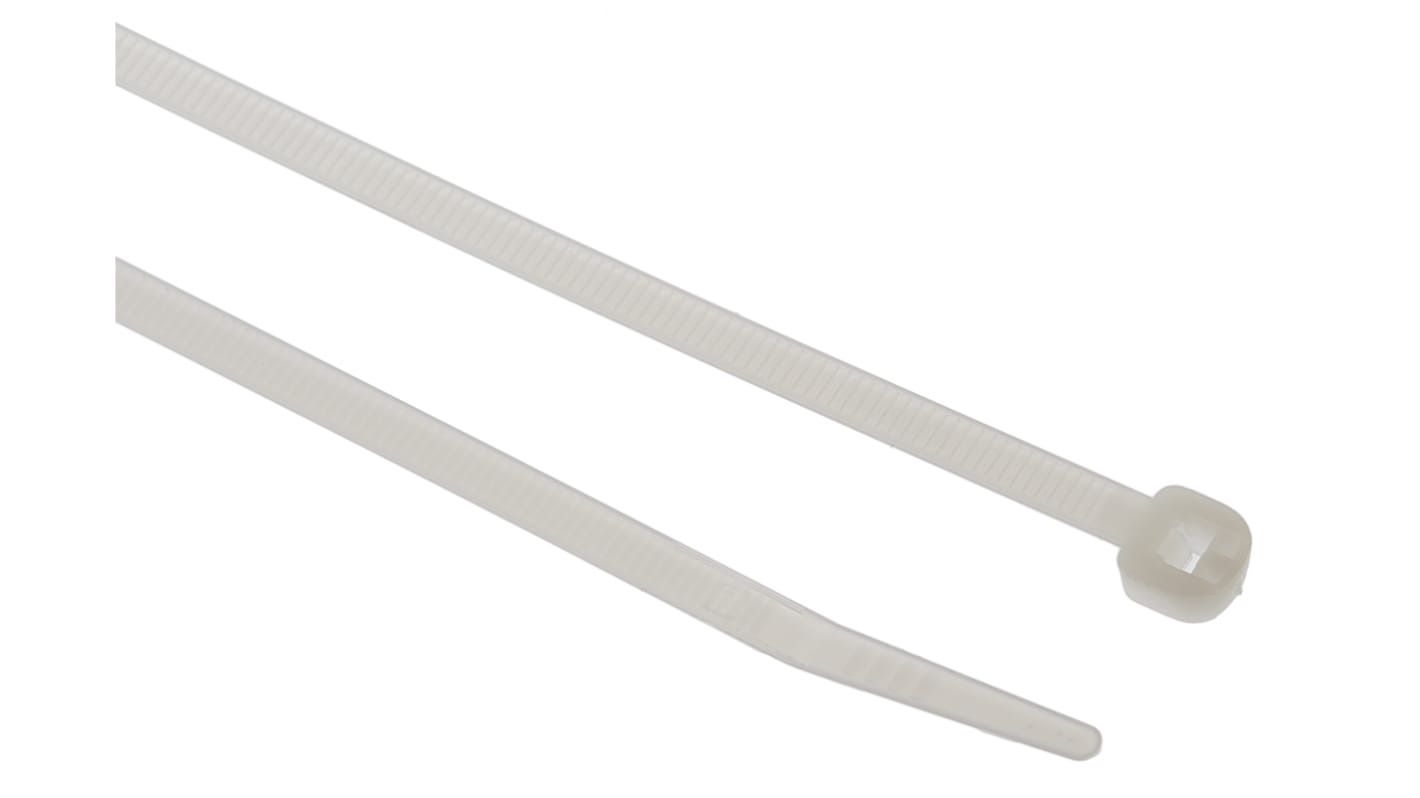 Legrand Cable Tie, 180mm x 3.5 mm, Natural Nylon, Pk-100