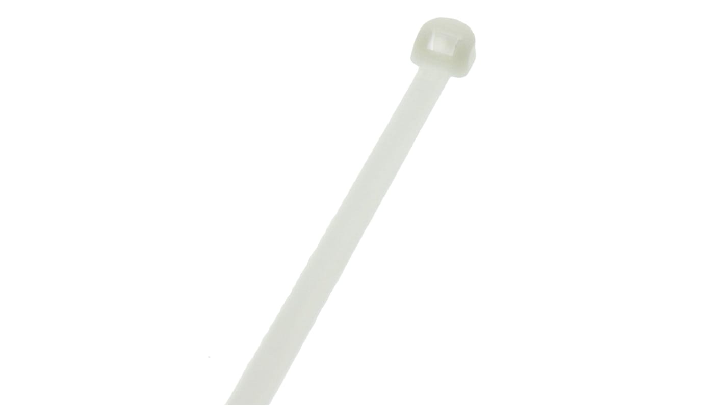 Legrand Cable Tie, 180mm x 4.6 mm, Natural Nylon, Pk-100