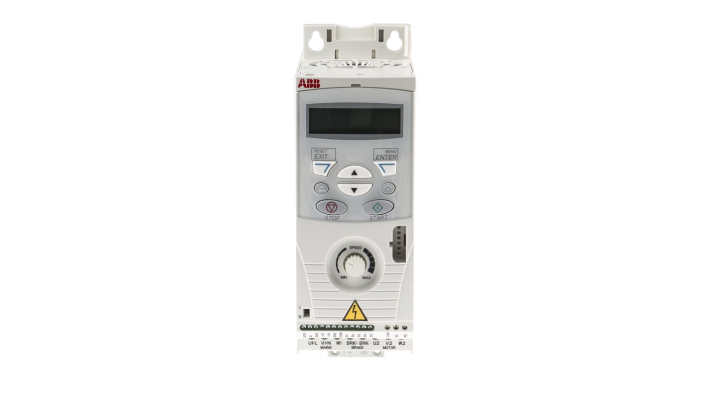 ABB Inverter Drive, 3 kW, 3 Phase, 400 V ac, 7.3 A, ACS150 Series