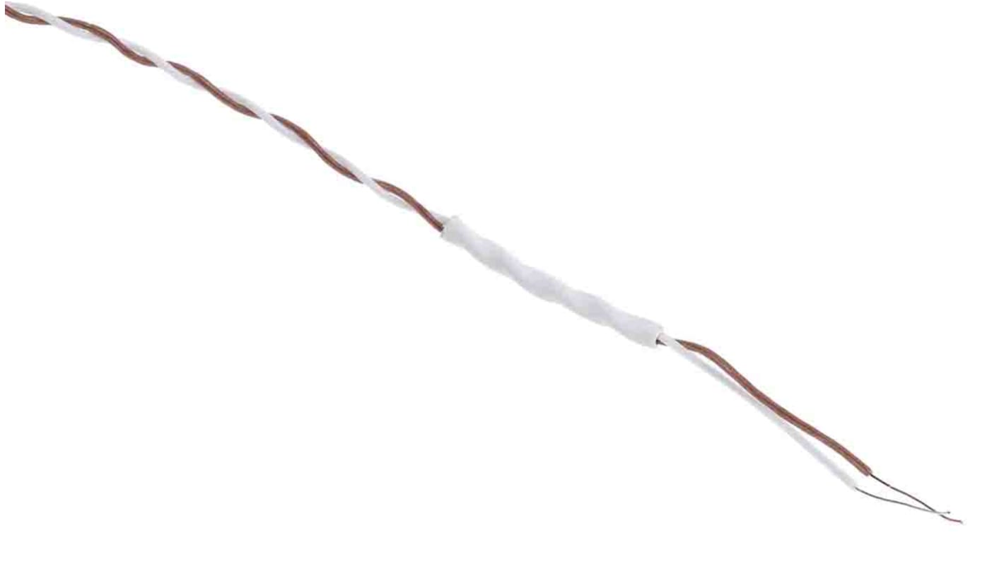 RS PRO PTFE Thermoelement Typ T, Ø 2mm x 1m → +350°C