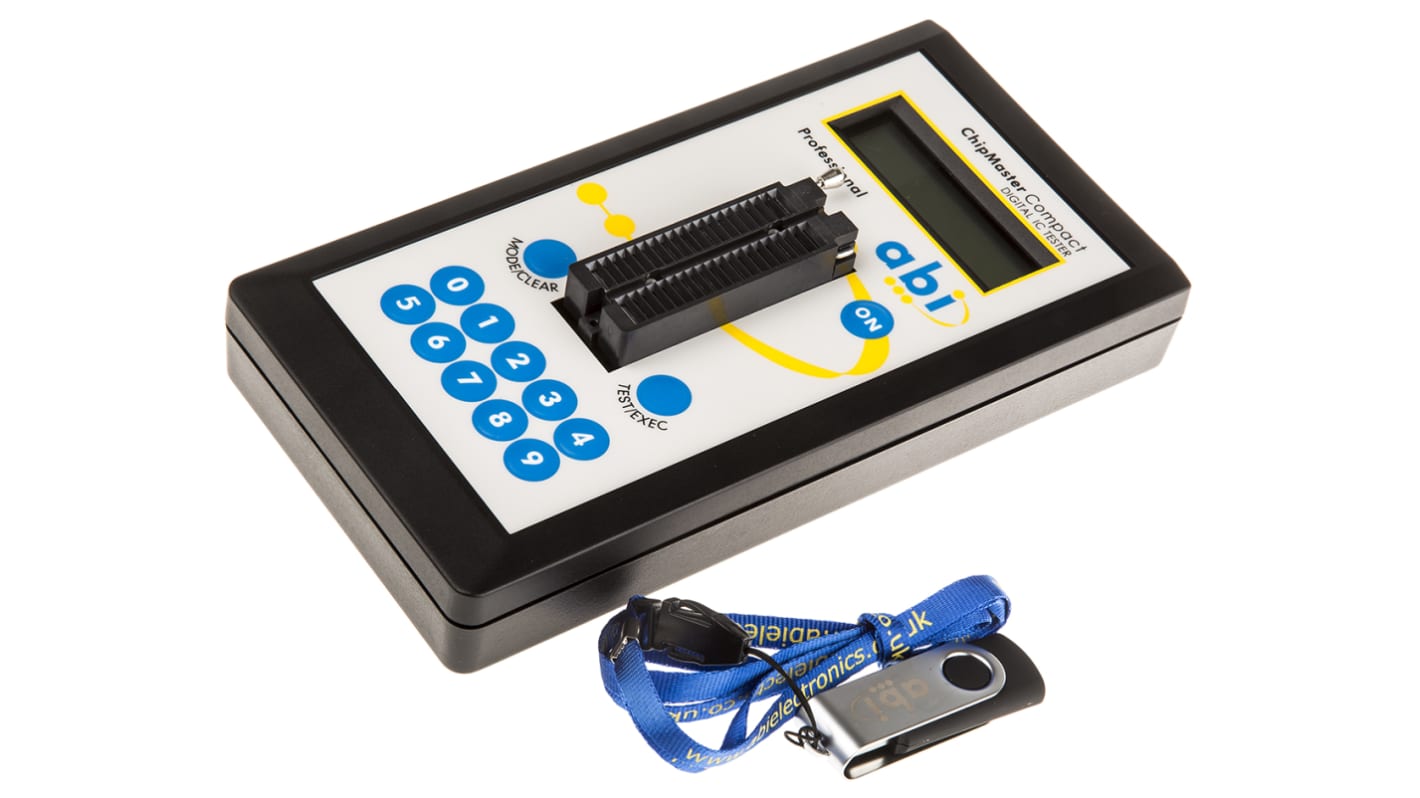 ABI Electronics 410001 Component & IC Tester IC LCD, Model CHIPMASTER COMPACT PRO