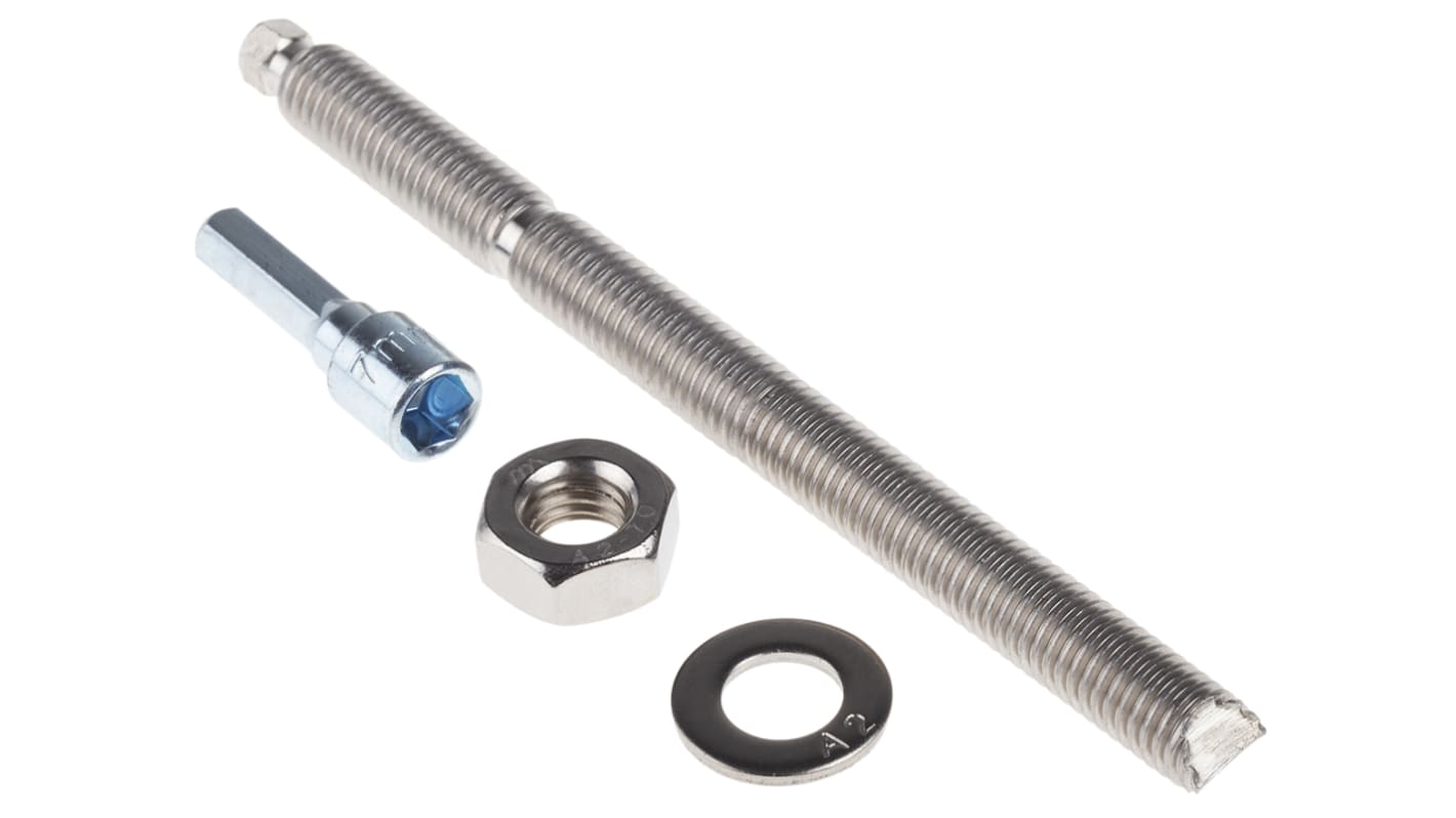 RS PRO M10 Capsule Anchor Stud Resin Anchor, 130mm Stud Length